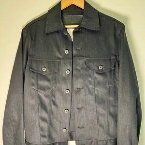 Naked and Famous Denim black denim jacket